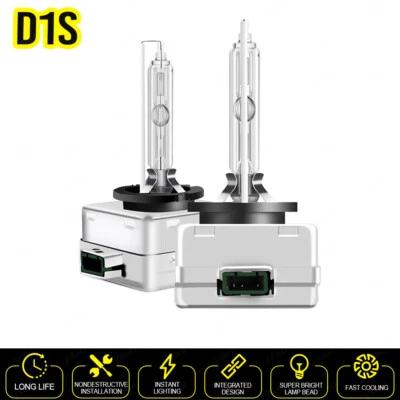 D1S LED Headlight Kit Bulbs 6000K White Replace HID Xenon Conversion Lights - Image 1 of 4