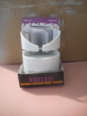 2023 Vivitar IPX4 Bluetooth Wireless Shower Speaker Drink Holder Waterproof New - Image 1 of 2