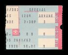 Foghat vintage 1976 concert ticket stub 12.04.76 Richfield Coliseum Richfield OH