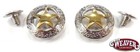 2 Pack Texas Star 18K Gold Plated Conchos 3/4" Screw Back by Weaver Free Ship