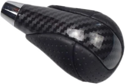 Carbon Fiber Black Gear Shift Knob for Toyota Avalon Sienna Lexus ES GS LS RX IS Foto 1 de 2