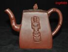 China yixing zisha pottery Carved Han dynasty people statue Tea makers Tea Pot