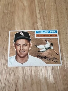 1956 Topps - Nellie Fox #118 Gray Back - Picture 1 of 2