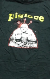 Camiseta negra de algodón Pigface Band Music On Stage todas las tallas RM727 - Imagen 1 de 3
