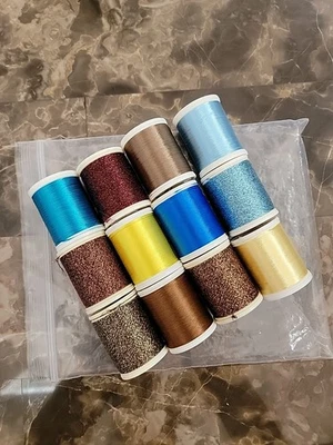 Lot of 12j New Madeira Embroidery Thread Spools, #6-8 & 100-200m , Retail $51 - Image 1 of 4
