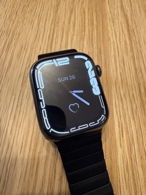 Apple Watch Series 8 45mm Stainless Steel Graphite. Excellent condition - Image 1 of 4