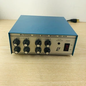 McGOHAN ~ Mixer audio MS-4X4 ~ si accende ~ non testato - Foto 1 di 5