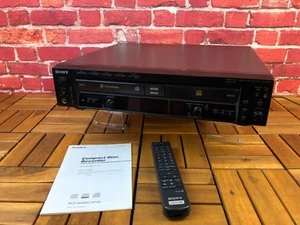 AS-IS PARTS/REPAIR SONY RCD-W500C 5 CD DISK RECORDER w/ Remote PARTIALLY WORKING - Picture 1 of 21