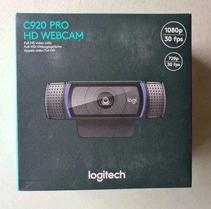 Webcam Logitech C920 Pro HD noire 1080p neuve et scellée livraison gratuite - Photo 1/6