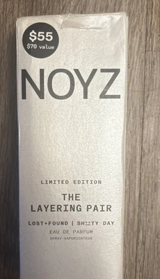 NIB NOYZ Perfume The Layering Pair Lost + Found & Sh**ty Day Amber Citrus - Image 1 of 3