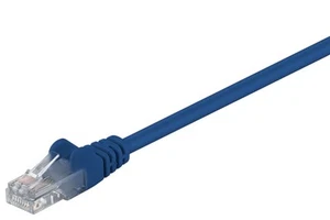 3 câbles réseau CAT 6, U/UTP ; CAT 6-0050 U/UTP BLEU 0,50 m SB - Photo 1/1