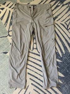Grundens Gaff Pants men’s 32x29. Khaki. UPF/quick dry stretch Fishing pants. - Picture 1 of 5