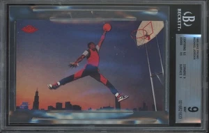 1985 Nike Promo Michael Jordan RC Rookie Mint BGS 9 - Foto 1 di 2