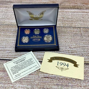 1994 Year To Remember American Historic Society Coin Set Collectible - Picture 1 of 6