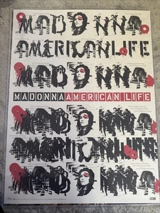 Madonna 2003 American Life Original Promo Poster 18x 24 - Bild 1 von 3
