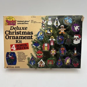 Kit de adornos navideños vintage Makit Bakit Deluxe 28 piezas 52528 solo 5 hechos - Imagen 1 de 24