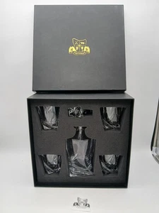 Van Daemon Crystal Glass Decanter Set with Glasses in Gift Box - Picture 1 of 11