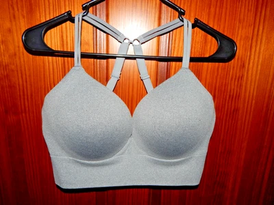 Sujetador pushupback gris sin límites, nowire, acolchado mediano, talla xxl, nuevo sin etiquetas Foto 1 de 3