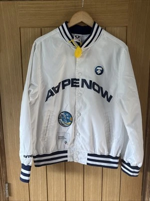 Brand New Aapw By A Bathing Ape Variety Jacket White Size Small - Image 1 of 4