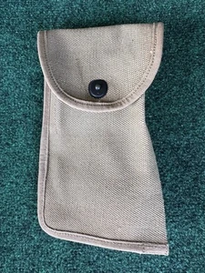 US ARMY WW1 PEDERSEN DEVICE KHAKI SPRINGFIELD RIFLE BOLT POUCH RIA 1919 - Picture 1 of 10
