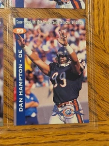 Dan Hampton 1995 Super Bowl XX 10 aniversario - Chicago Bears - Imagen 1 de 1