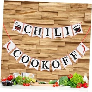 Striscione per cuoco al peperoncino, decorazioni per cuoco al peperoncino per festa del peperoncino, peperoncino - Foto 1 di 8