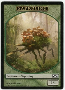 Saproling 10/3 Token MTG 2012 M14 Magic the Gathering trading Card - Picture 1 of 2