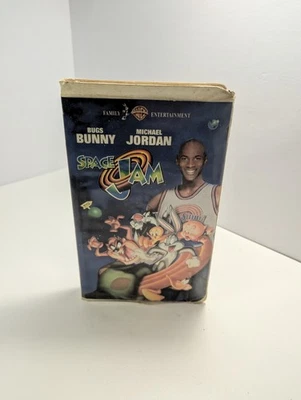 Space Jam Warner Bros 1997 Clamshell VHS Sealed Michael Jordan Bugs Bunny - Image 1 of 4