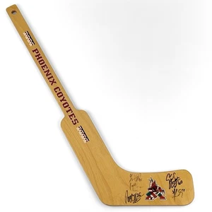 Vintage Signed Phoenix Coyotes Mini Stick Keith Tkachuk Michal Handzus + - Picture 1 of 8