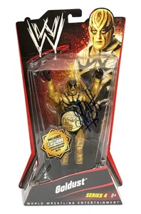 WWE GOLDUST 1 OF 1000 SIGNED CHASE GOLD BELT SERIES 4 WITH JSA COA VERY RARE - Picture 1 of 6