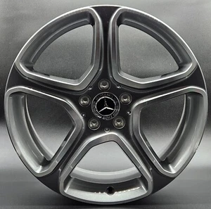 1 cerchio lega mercedes classe glk anteriore r19 antracite diamantato ls004620 - Foto 1 di 2