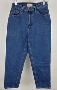 Jeans vintage LL BEAN mamá MUJER 27x30 REAL pierna cónica cintura alta minimalista - Imagen 1 de 12