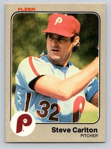 1983 Fleer Baseball #155 Steve Carlton Philadelphia Phillies
