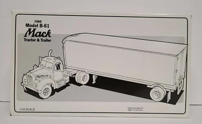 Tractor y remolque Mack 1st Gear WOOSTER 1960 modelo B-61 1/34 NUEVO en caja Foto 1 de 4