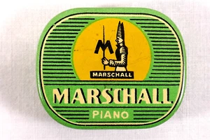 Grammophon Nadeldose, MARSCHALL PIANO, gramophone needle tin, mit Nadeln - Picture 1 of 2
