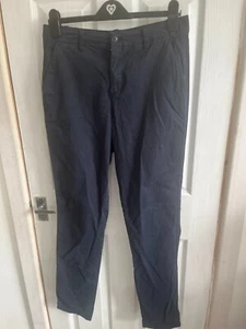 Pantalón chino GAP novia algodón suave azul marino talla 6 alto - Imagen 1 de 14