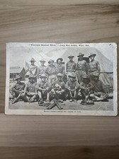 Vtg Wisconsin Baseball Squad Camp Mac Arthur, Waco, Tex. Several Indians Amongst