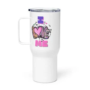 Travel mug with a handle - Picture 1 of 3