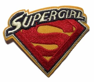 Supergirl S Logo Crest Embroidered Iron on Patch - Picture 1 of 1