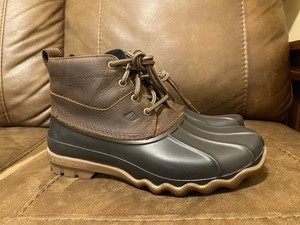sperry men's low cut duck boots