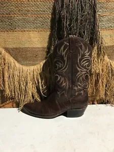 Botas de Cuero Dan Post Marrón Vintage Raleigh Teju Lizard EE. UU. Hombres Talla 11 - Imagen 1 de 9