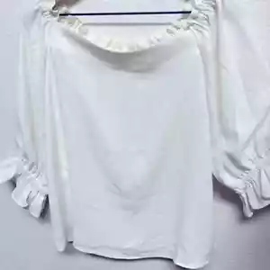 Trina Turk elegantes weißes Damen Top Gr. S - Bild 1 von 6