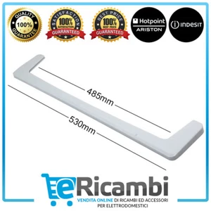 Profilo Bordino Anteriore Per Ripiano Vetro Frigo Indesit Ariston C00094444 - Foto 1 di 3