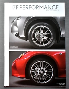 2017 Lexus F Serie Performance Zubehör Verkaufsprospekt ~ 16 Seiten ~ 8" x 11" - Bild 1 von 5