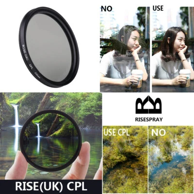 RISE(UK)  40.5MM CPL PL-CIR Polarizing Filter for DLSR 40.5mm lens - Image 1 of 4