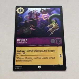 Ursula 57/204 Disney Lorcana Ursula's Return Uncommon Cold Foil Card NM - Picture 1 of 2