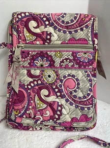 Vera Bradley Handtasche Mini Hipster Crossbody Paisley Kartenfächer Reißverschluss Schule Reise - Bild 1 von 11