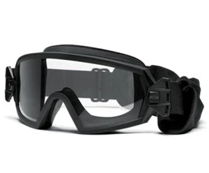 Smith Optics Outside The Wire Goggle Clear & Grey Lenses Black Frame ANSI Z87.1 - Picture 1 of 6