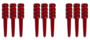 Nuevo conjunto de 9 clavijas de madera de abedul para cribar - se envía con seguimiento - rojo - Imagen 1 de 1