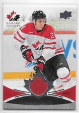 16/17 UPPER DECK TEAM CANADA JUNIORS BASE GAME JERSEY Travis Dermott #107